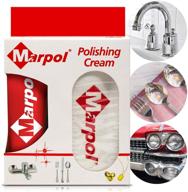 🛡️ marpol silver polishing cream, paste (130g / 4.5oz) - all-purpose sealant for cleaning, shining, and protecting aluminum, nickel, iron, copper, zinc, silver, gold, stainless steel logo