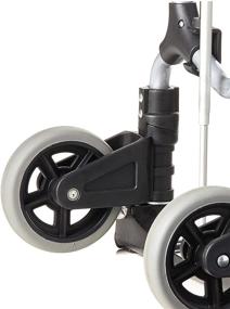 img 1 attached to 🛴 Folding Silver Magna Cart: Compact and Convenient Personal Mobility Solution