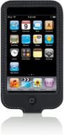 📱 black leather sleeve case with clip for ipod touch 2g, 3g by belkin - enhanced seo logo