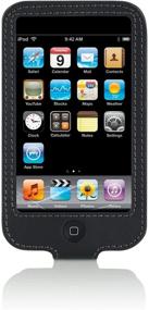 img 3 attached to 📱 Black Leather Sleeve Case with Clip for iPod touch 2G, 3G by Belkin - Enhanced SEO