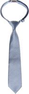 woven pre-tied stripe textured boys' neckties 👔 by retreez - fine accessories for stylish attire logo