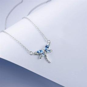 img 2 attached to 🐉 Splendid Sterling Silver Dragonfly Necklace – Perfect Dragonfly Jewelry Gift for Her!