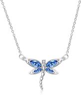 🐉 splendid sterling silver dragonfly necklace – perfect dragonfly jewelry gift for her! logo