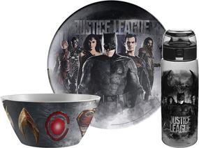 img 1 attached to 🦸 Zak Designs Justice League 10-inch Resilient Melamine Plate, Justice League Episode 1