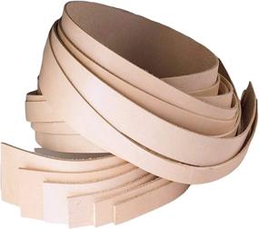 img 4 attached to 🔗 ELW Vegetable Tanned Leather Belt Blanks Strips Straps - Full Grain Veg Tan, 5-6oz Thickness, Sizes 1/2" to 4" W X 52" L - Tooling Leather