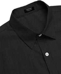 img 1 attached to 👔 OptimOxford Chambray Shirts for Business Men's Clothing