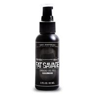 🧔 fat savage beard oil & conditioner for men - premium masculine scent - all-natural moisturizer with argan & jojoba - prevents itching & flaking - softens & strengthens beards and mustaches - expert review logo