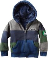 volcom little vince lined hoodie logo