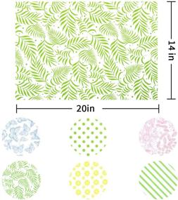 img 3 attached to 🎁 Whaline 120pcs Tissue Paper: Stunning Spring Patterns for DIY, Gift Wrapping, Easter, Birthdays, Weddings