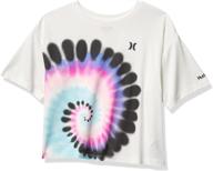 👚 hurley girls boxy graphic t-shirt for trendy girls' clothing logo