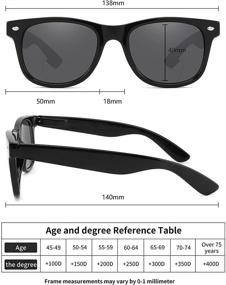 img 1 attached to 🕶️ Men and Women's Bifocal Sunglasses: 3 Pairs of Outdoor Reading Glasses with Spring Hinge