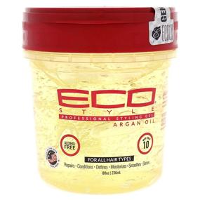 img 2 attached to 💇 8 Fl Oz ECOCO Moroccan Argan Oil Styling Gel - Supercharge Your Hair!