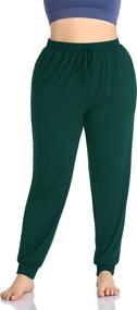 img 3 attached to ZERDOCEAN Relaxed Joggers Drawstring Pockets Women's Clothing and Lingerie, Sleep & Lounge