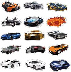 img 4 attached to 🚗 Large 50 Pack Sports & Racing Car Stickers for Teens, Girls, Adults - Ideal for Water Bottles, Laptops, Phones, Hydro Flasks - Waterproof Vinyl Stickers Perfect for Travel (TZ125 Series)
