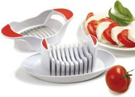 🍅 norpro tomato and soft cheese slicer - white, 8" x 4.5" x 3 logo