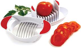 img 2 attached to 🍅 Norpro Tomato and Soft Cheese Slicer - White, 8" x 4.5" x 3