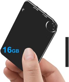 img 4 attached to 🎙️ Hfuear Voice Activated Recorder - Ultra Slim 16GB Digital Audio Sound Recorder with Long Hours Recording Capacity of 1160 Hours, 72 Hours Battery Life - Suitable for Meetings and Lectures