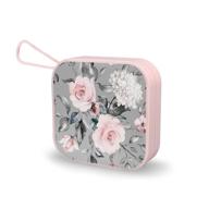 🌹 hennaja retainer case - ideal for orthodontic retainers, dentures, mouth guards, aligners, and pills - perfect for home, office, and travel - grey rose logo
