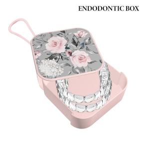 img 3 attached to 🌹 Hennaja Retainer Case - Ideal for Orthodontic Retainers, Dentures, Mouth Guards, Aligners, and Pills - Perfect for Home, Office, and Travel - Grey Rose