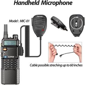 img 3 attached to 📻 Радиостанция Baofeng UV-5R - усовершенствованная с батареей на 3800 мАч, программным кабелем, антенной ZT-48 и чехлом для радио.