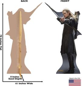 img 3 attached to 🧝 Legolas Life Size Cardboard Cutout Standup - The Hobbit: The Desolation of Smaug (2013 Movie) - Advanced Graphics