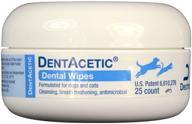 🧻 dentacetic dental wipes by dechra - 25 pack logo