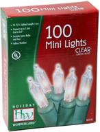 🎄 noma/inliten holiday wonderland green wire 100-count clear christmas light set логотип