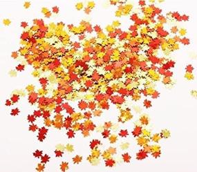 img 3 attached to Captivating Fall Leaves Confetti by Creative Converting: 2-Pack Delight!