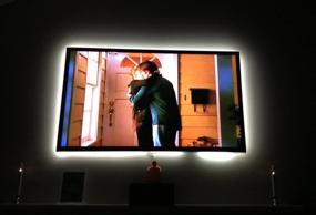 img 3 attached to 📺 Enhance Your TV Viewing Experience with LED Backlight Mini Kit (Extra Small): Ideal for Flat Screen TV LCD (Table or Wall Mount) - Bright, Cool White Display!