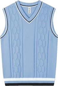 img 4 attached to Kid Nation Sweater V Neck Uniforms Boys' Clothing : Sweaters