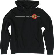 🔥 stay stylish and warm with the santa cruz skateboards classic dot hooded pullover sweatshirt logo