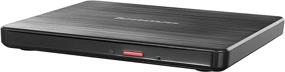 img 4 attached to 🔥 Тонкий DVD-привод Lenovo DB65 (888015471), черный: быстрое и надежное решение для записи DVD