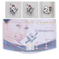 💪 anhuadental orthodontic self-ligating metal bracket 0.022 roth 345 with hooks - pack of 20 brackets logo