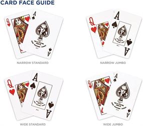 img 1 attached to Paisley Bridge Size Jumbo Index Playing Cards by KEM: Exquisite Quality and Enhanced Visibility!