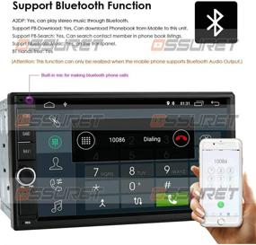 img 2 attached to 🚗 Ультимативная двойная мультимедийная система Android 10 для автомобиля: 2G+32G, GPS-навигация, 4G WiFi, Bluetooth, Mirrorlink, управление с рулевого колеса, бесплатная задняя камера
