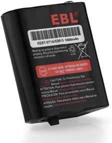 img 1 attached to 🔋 EBL 2 Packs of 3.6V 1000mAh Rechargeable Batteries for 53615 KEBT-071A/B/C/D Two-Way Radios