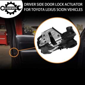 img 1 attached to High-Quality Door Lock Actuator Motor for Toyota 4Runner Camry Tundra Sequoia, Lexus ES350 GS350 LS460 RX450h, Scion tC xB xD | Replaces OEM Numbers: 69040-0C050, 69040-06180, 931-401