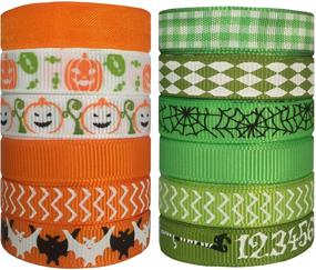 img 4 attached to DUOQU Halloween Grosgrain Printed Element Crafting