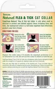 img 3 attached to 🐱 TropiClean Natural Flea & Tick Repellent Collar for Cats - One Size Fits All – Waterproof, Breakaway Design – Provides Up to 4 Months of Flea & Tick Protection