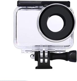 img 4 attached to 📷 Ultimate Dive Case for Insta360 ONE R 360 Degree Action Camera: Waterproof 30M Protective Shell with Bonus Bracket Accessories