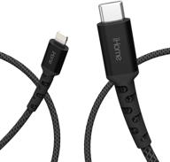 🔌 ultra fast usb c lightning cable by ihome logo