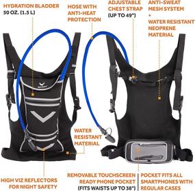 img 3 attached to Hydratouch Running Hydration Backpack Vest