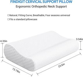 img 2 attached to Findigit Cervical Sleeping Ergonomic Orthopedic