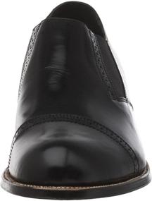 img 3 attached to 👞 Stacy Adams Madison Slip-On Loafers - Black Men's Shoes