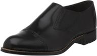 👞 stacy adams madison slip-on loafers - black men's shoes логотип