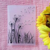 🌼 xuekang dandelion embossing folders: perfect template for scrapbooking, card making & diy craft projects - high-quality mold for stunning photo album decor & memorable gifts, 10x15 cm logo