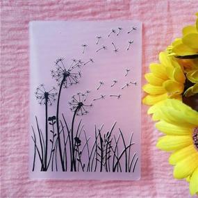 img 4 attached to 🌼 XUEKANG Dandelion Embossing Folders: Perfect Template for Scrapbooking, Card Making & DIY Craft Projects - High-Quality Mold for Stunning Photo Album Decor & Memorable Gifts, 10x15 cm