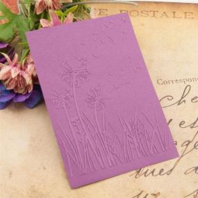 img 1 attached to 🌼 XUEKANG Dandelion Embossing Folders: Perfect Template for Scrapbooking, Card Making & DIY Craft Projects - High-Quality Mold for Stunning Photo Album Decor & Memorable Gifts, 10x15 cm