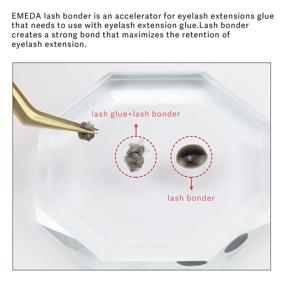img 2 attached to 💫 Ускоритель EMEDA: Конечное средство для укрепления и защиты наращивания ресниц для непревзойденного сохранения клея (15мл)