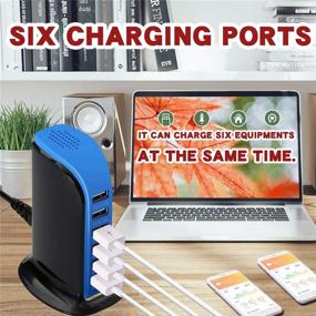 img 2 attached to Charger Desktop Charging Compatible Smartphones Portable Audio & Video